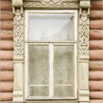 The window frames of Myshkin town