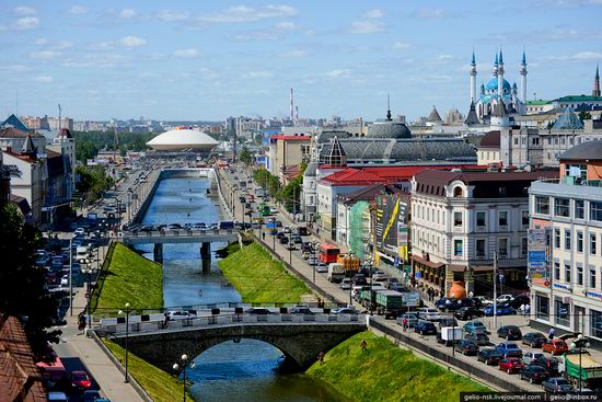Summer Kazan city, Russia view 1