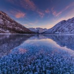 Magnificent colors of winter Altai – Multinskiye lakes