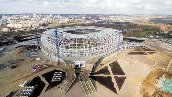 Mordovia Arena stadium in Saransk, Russia, photo 1