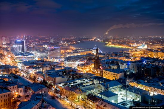 Winter in Kazan, Russia - the view from above, photo 1