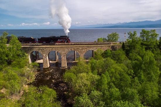 Steam Locomotive of the Circum-Baikal Railway, Russia, photo 2