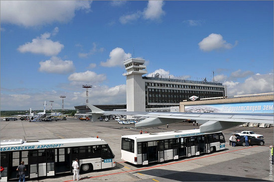 Novy airport, Khabarovsk city, Russia
